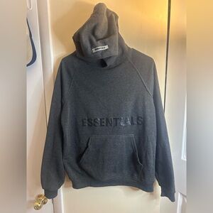 Essentials Charcoal Pullover Hoodie